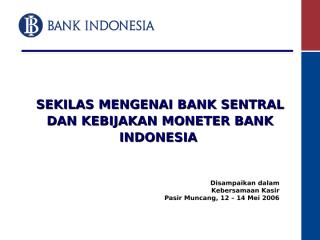 Bank Sentral dan Moneter.ppt