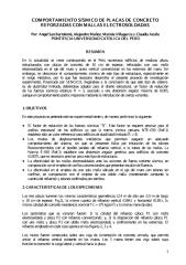 COMPORTAMIENTO SÍSMICO DE PLACAS DE CONCRETO REFORZADAS CON MALLAS ELECTROSOLDADAS.pdf